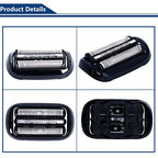 53B Shaver Head Replacement for Braun 5 Series 6 Series Shavers, Electric Shaver Head Replacement Foil and Cutter for 5020s, 5018s, 5050cs, 6020s, 50-R1000s 50-B1300s 50-B7000cc