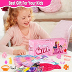 110 Pcs Doll Clothes and Accessories - Doll Dress up Toys for Girls with Wedding Dresses, Casual Dresses, Casual Jumpsuit, Swimsuits Bikini, Glasses, Shoes, Hangers, Doll Clothes Toys for Girl Gift