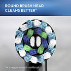 Oral-B GENIUS X Electric Toothbrush with 3 Oral-B Replacement Brush Heads and Toothbrush Case, Black