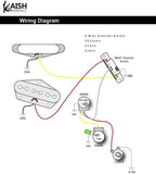 KAISH Heavy Duty 3 Way Guitar Pickup Lever Switch Pickup Selector Switch for Strat Tele with 3x Plastic Top Hat Tips