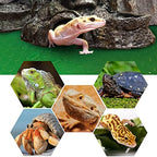 Bearded Dragon Tank Accessories, Reptile Terrarium Carpet Soft Thickening Substrate for Snake, Tortoise, Leopard Gecko, Lizard, Iguana, Non-Adhesive Reptile Habitat Bedding