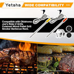 Yetaha Grill Thermometer, Meat Probe Replacement Parts, Fits Oklahoma Joe's, Z Grills, Cuisinart Wood Pellet Grill and Smoker