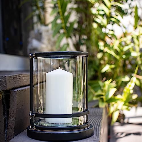 Stonebriar 6 Count Tall 3 x 6 Inch 65 Hour Long Burning Unscented White Wax Pillar Candles