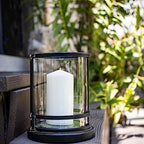 Stonebriar 6 Count Tall 3 x 6 Inch 65 Hour Long Burning Unscented White Wax Pillar Candles