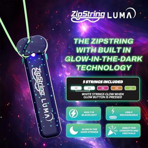 Luma - The Patented Glow-in-The-Dark Toy That Flies a Loop of String, Creates Endless Shapes and Tricks Built-in LED for Glowing Fun. Perfect STEM Gift for Kids & Adults. Wonderment Awaits