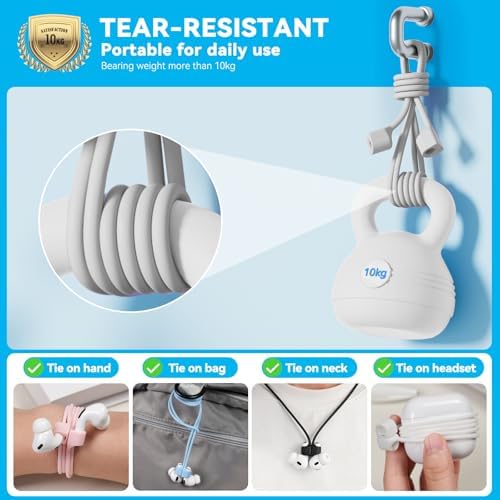 4 Pack Magnetic AirPod Strap,AirPod Lanyard Anti-Lost Cord for Sports Anti-Loss, AirPod Accessories Compatible with AirPods 4 Case 2024, AirPod Pro 2nd/1st, AirPod 3, AirPod 2/1