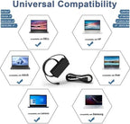 Universal 65W 45W USB C Laptop Charger-Replacement for Lenovo Thinkpad/Yoga/Chromebook,HP Acer Asus Samsung Mac book pro Dell Chromebook Latitude xps 13 Series,Fast Type C AC Adapter Power Cord Supply