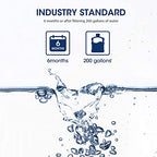 MARRIOTTO MRW1 Refrigerator Water Filter Compatible with Whirlpool W10295370A, EDR1RXD1, Filter 1, W10295370, P4RFWB, P8RFWB2L, 46-9930, 46-9081 Refrigerator Water Filter | Pack of 1