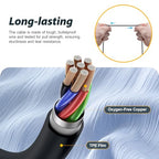 MIPEACE 2 Pieces Replacement Earbuds Cables for Work Earbuds Bluetooth（Black & Orange）