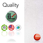 Resilia Office Desk Chair Mat - for Low Pile Carpet (with Grippers) Clear, 36 Inches x 48 Inches, Made in The USA