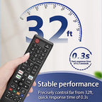 【Pack of 2】 Samsung TV Remote Control Replacement Universal for Smart TV 2010-2023 Models - Works with Samsung LED/LCD/QLED/4K UHD TVs, HDTV Remote with Easy Setup Durable Design