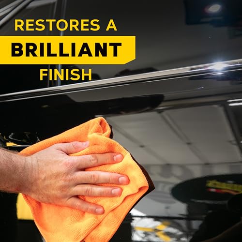 Meguiar's Quik Scratch Eraser Kit, Car Scratch Remover That Removes Blemishes, Includes Meguiar's ScratchX, Drill-Mounted Pad, Microfiber Towel - 3 Count (1 Pack)