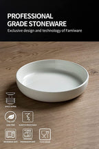 famiware Milkyway 33 oz Bowl Set, Pasta Bowls Set of 4, Salad Bowls Perfect for Your Friend for Housewarming, Thanksgiving, Christmas, Multicolor