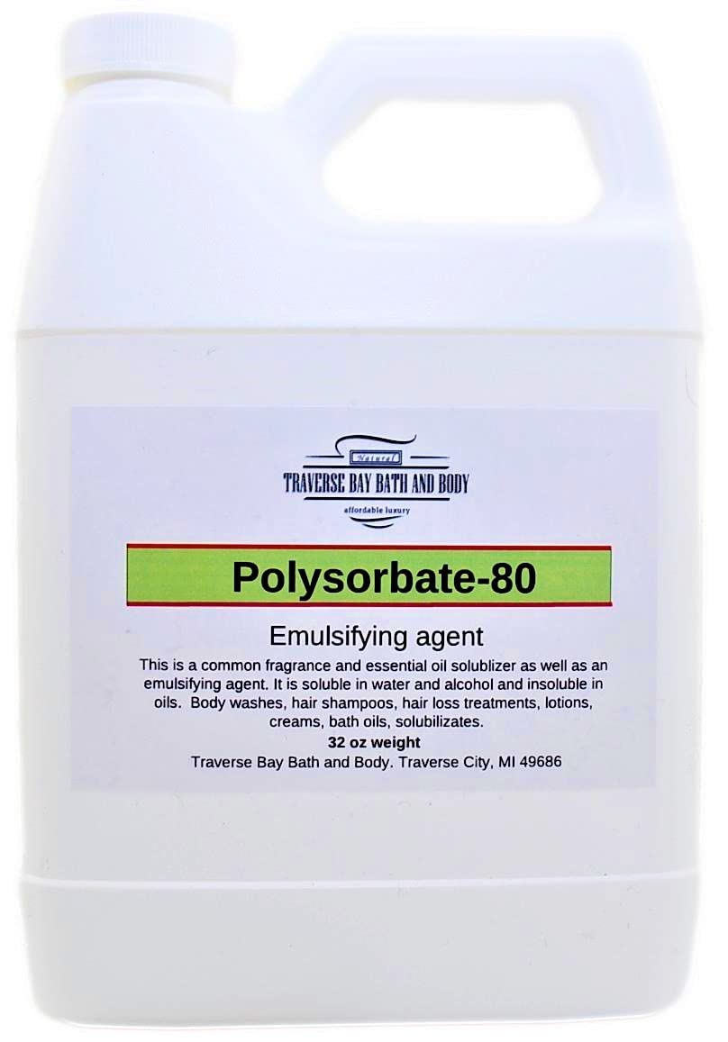 Polysorbate 80, 32oz Safety Sealed Container T-MAZ 80, Tween 80 100% Pure Surfactant & Emulsifier Made in The USA