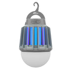 Wisely Bug Zapper Outdoor/Indoor Electric, USB-C Rechargeable Mosquito Killer Lantern Lamp, Portable Insect Electronic Zapper Indoor Trap, with LED Light 1PK Slate