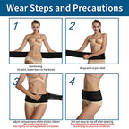 SUNFATT Back Support Belt for Women,Sacroiliac SI Joint Hip Belt,45" Belts Suit for 28-43" Hip,Relieve Lower Back,Sacroiliac,Pelvis and Sciatica Pain Relief Caused by Si Joint Dysfunction.