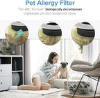 LEVOIT Core 300-P Air Purifier Pet Allergy Replacement Filter, 3-in-1 Filter, Efficiency Activated Carbon, Core300-RF-PA, 1 Pack, Yellow