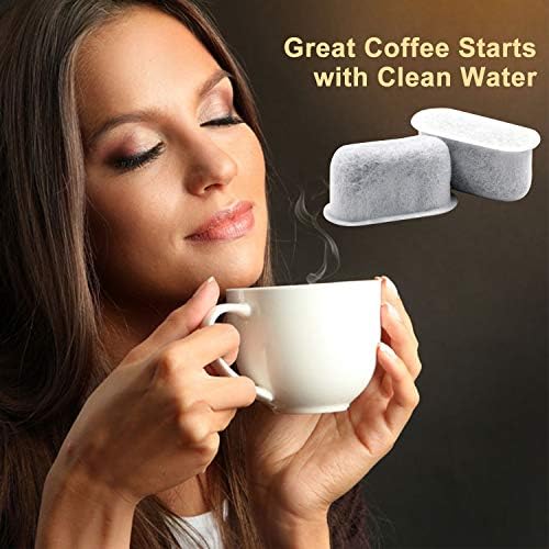Replacement Charcoal Water Filters -Removes Chlorine, odors, and others impurities from Water -Better Tasting Coffee-for Cuisinart Coffee Machines- Set of 24 pack
