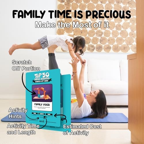 The Ultimate Family Bonding Bundle, Top 50 Family Games + Top 50 Family Activities Scratch Off Decks. +1,000 Hours of Fun. Create Memories That Will Last Forever!…