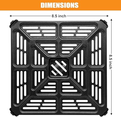Air Fryer Oven Tray Replacement for Cuisinart AIR-200 6QT Air Fryer oven, Stainless Steel Pan Air Fryer Tray Replacement Air Fryer oven Accessories