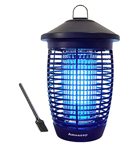 Outdoor & Indoor Waterproof Insect Repellent - Flying Bug Trap, 20W / 4000V Electric Mosquito Killer (3 Blubs) - for Backyard, Yard, Home