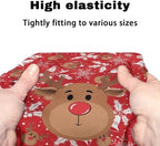 LedBack Christmas Decor Walker Accessories Rollator Walker Seat and Backrest Covers Soft Dust Cover for Seniors in Assisted Living Christmas Elk 2 Piece Walker Seat Cover Set