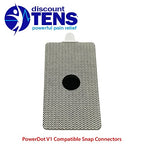 PowerDot 1.0 Compatible Electrodes with Snap Connector. 12 Premium PowerDot 1.0 Compatible Replacement Pads (Version 1 - Snap Connector)