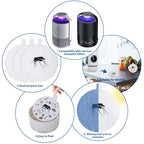 32 Pcs Indoor Mosquito Trap Refill Glue Boards for Mosquito Zapper, Fly Insect Trap Refills Glue Pads for Mosquitoes Lamp, Fit for 4.33" & 4.7" Mosquito Killer, Non-Toxic and Odorless