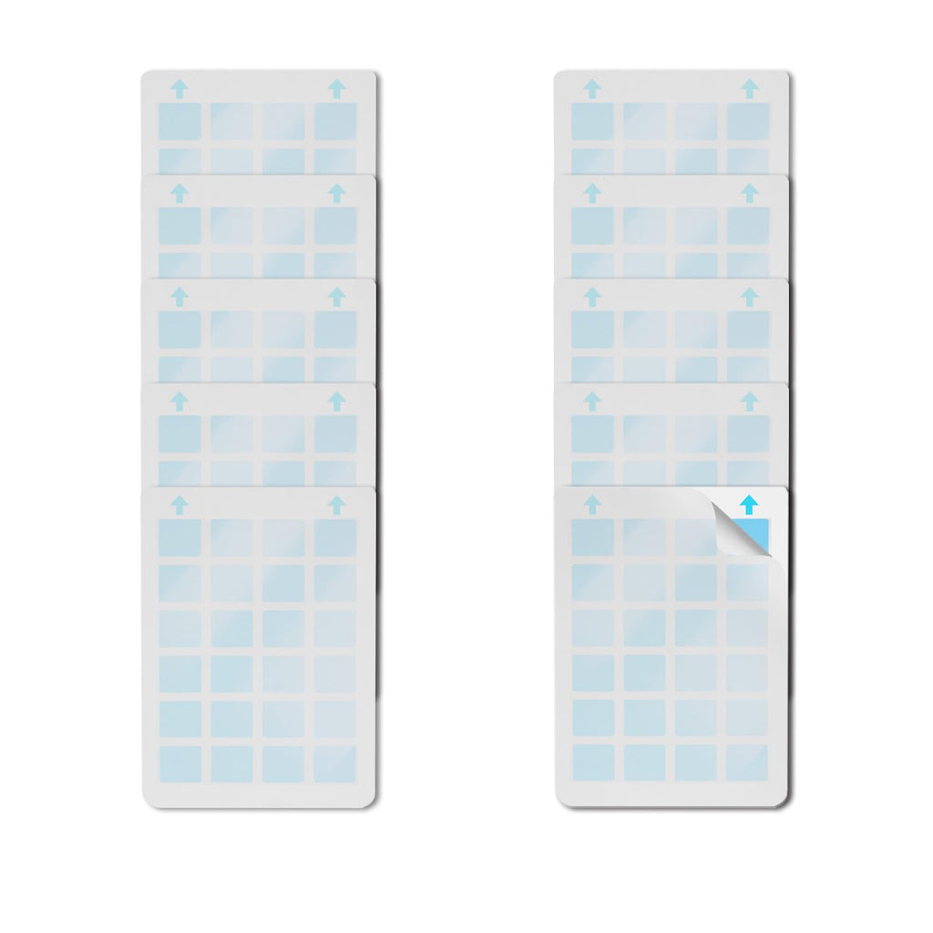 Carmelie Refills Glue Boards for Indoor Fly Trap, Flying Insect Trap, Insect Catcher, Fruit Fly Traps for Indoors, for Gnat, Fruit Files, Bugs, Mosquitoes Killer, Pack of 10