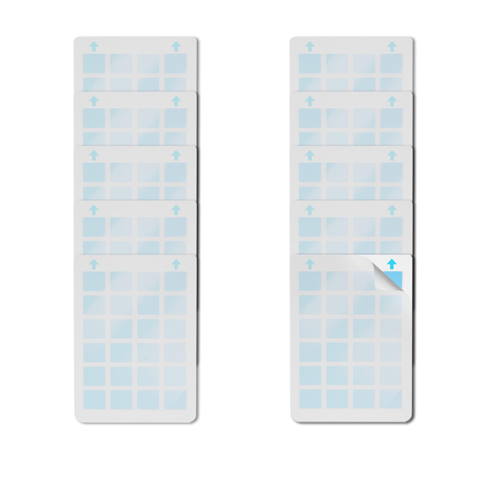 Carmelie Refills Glue Boards for Indoor Fly Trap, Flying Insect Trap, Insect Catcher, Fruit Fly Traps for Indoors, for Gnat, Fruit Files, Bugs, Mosquitoes Killer, Pack of 10