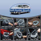 Car Interior Duster Detail Brush Cleaning Gel Kit, Soft Dash Vent Dusting Slime Putty Detailing Brushes Accessories Essentials Supplies Tools for Auto,Truck,SUV,RV