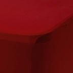 Obstal 6ft Stretch Spandex Table Cover for Standard Folding Tables - 2 Pack Universal Rectangular Fitted Tablecloth Protector for Holiday Party, 72L x 30W x 30H Inches, Christmas Red, 2pc