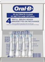 Oral-B iO Series Ultimate Clean Electric Toothbrush Replacement Brush Heads for an Oral-B Electric Toothbrush, 4 Count, White