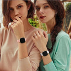 Dirrelo 4 pack Lace Silicone Band Compatible for Fitbit Sense Bands/Fitbit Versa 3 Bands Women/Fitbit Versa 4 Bands/Sense 2 Bands, Soft Ultrathin Hollow-out Sport Watch Strap Replacement Wristbands