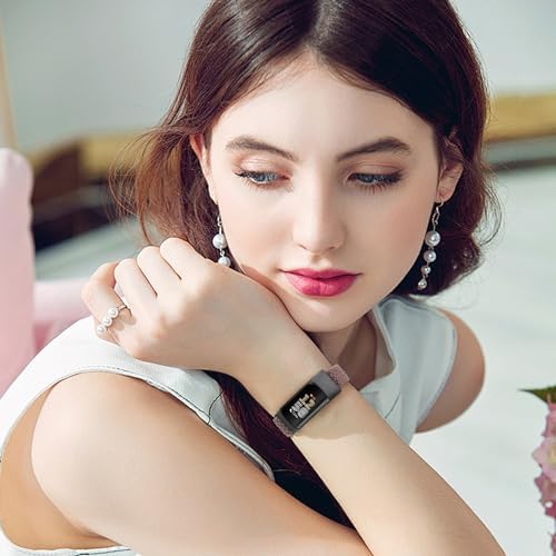 Elastic Braided Bands Compatible with Fitbit Charge 5/Fitbit Charge 6 for Women Men, Breathable Adjustable Stretchy Nylon Loop Sport Replacement Wristbands for Fitbit Charge 6 Charge 5 Straps