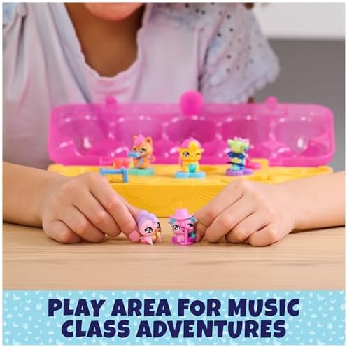 Hatchimals Alive, Pink & Yellow Egg Carton Toy with 6 Mini Figures in Self-Hatching Eggs, 11 Accessories, Kids Toys for Girls and Boys Ages 3 and up