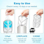 10 Pack Flying Trap Refills Compatible with zevo Flying Insect Trap Refill, Insect Replacement Kit for M364 M364A and Max Fully Compatible Size