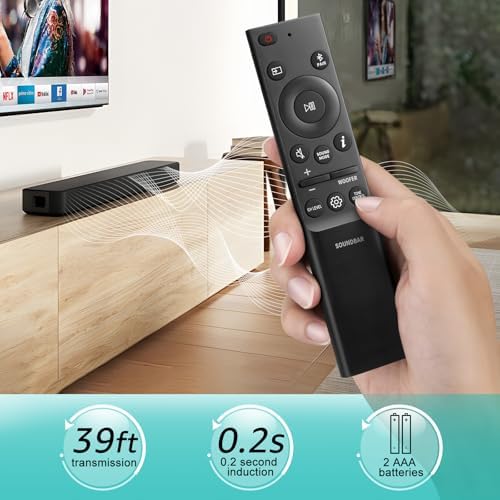 Sound-bar-Remote-for-Samsung Soundbar Speaker System, Replacement Surround Sound Remote Control for Samsung Audio Home Theater