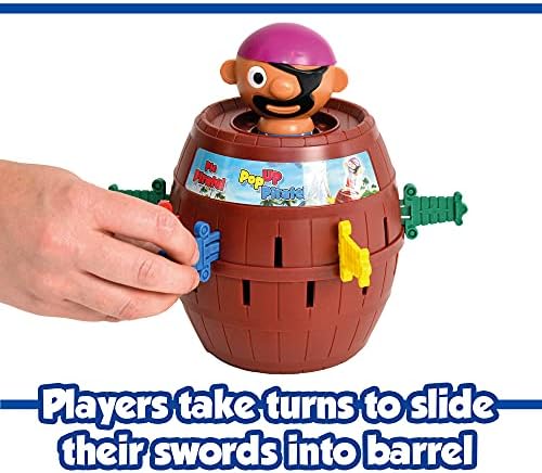 TOMY Pop Up Pirate Board Game - Swashbuckling Kids Games for Family Game Night - Kids Activities and Pirate Accessories - Family Board Games for Kids Ages 4 and Up