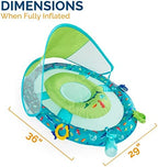 SwimWays Baby Spring Float Splash N Play, Baby Float with Canopy & UPF Protection, Baby Pool Toys & Swimming Pool Accessories for Kids 9-24 Months
