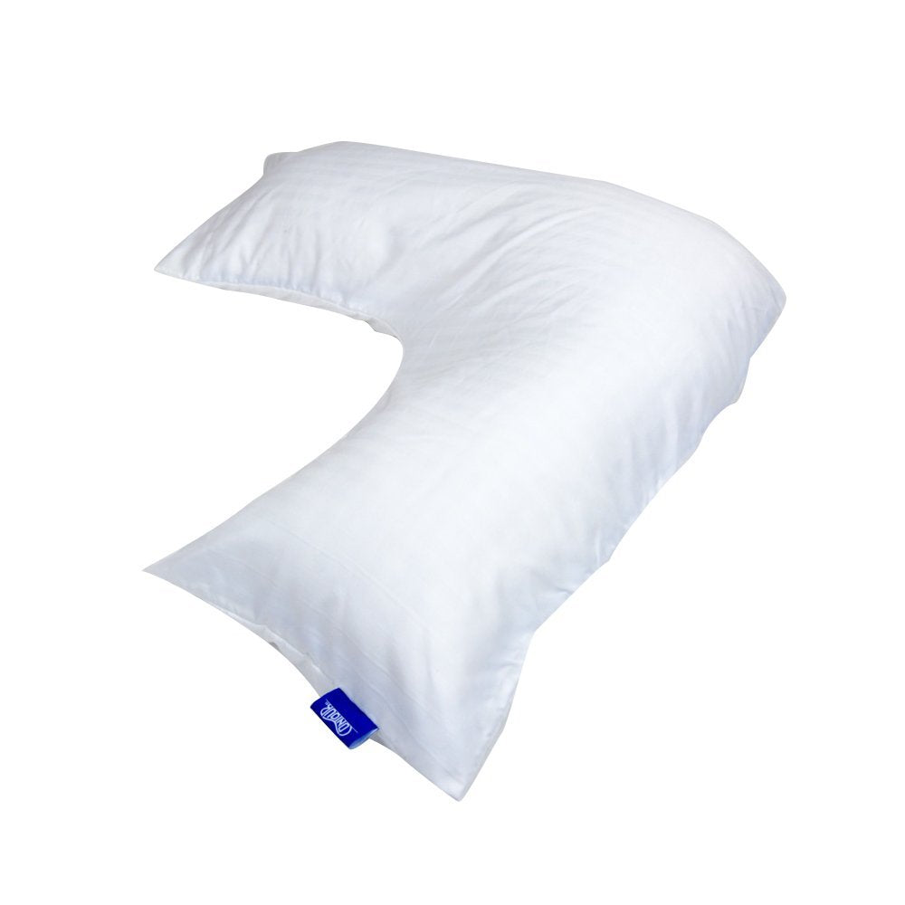 Contour Products L Pillow Case, White, Made Specifically for The Products L-Shaped Body Pillow