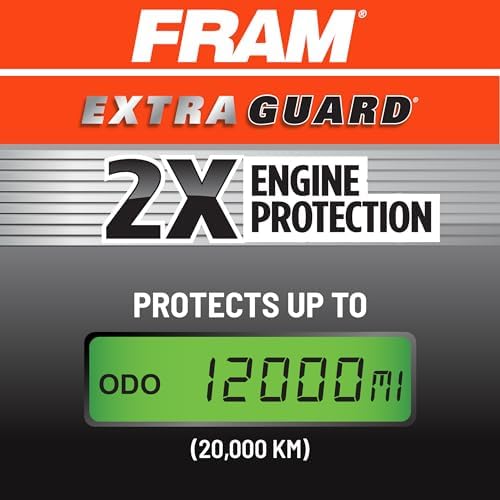 FRAM Extra Guard CA11895 Replacement Engine Air Filter for 2013-2022 Toyota (4.0L, 4-6L & 5.7L), Provides Up to 12 Months or 12,000 Miles Filter Protection