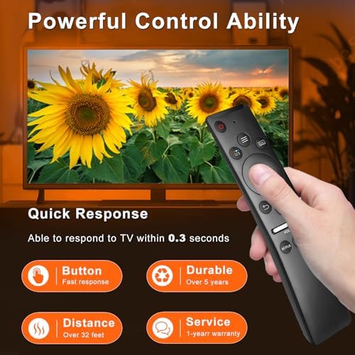 (Pack of 2) Universal Remote fits for Samsung TV Remote Replacement, Compatible with Samsung LED LCD QLED 4K 8K UHD 3D HDTV HDR Frame Curved Crystal Smart TVs (NO Voice Function)