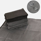 Disposable Dental Bibs Sheets Cloths, Tattoo Table Covers Clean Pad,Underpad Hygiene Personal Tattoo Bib Waterproof Tattoo TableCloth Tattoo Supply Sheet, 125pcs13" X 17" (Black) (125 Pcs)