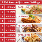 All Metal Pasta Attachment 3 In 1 Set For Kitchenaid Stand Mixer, Included Pasta Sheet Roller, Spaghetti Cutter, Fettuccine Cutter Maker Accessories And Cleaning Brush