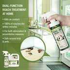 EcoVenger Roach & Ant Killer, Kills on Contact, Extended 4-Week Deterrence, Kills Ants & Other Indoor&Outdoor Crawling Insects, Natural & Non-Toxic, Pleasant Botanical Scent, Safe for Children & Pets