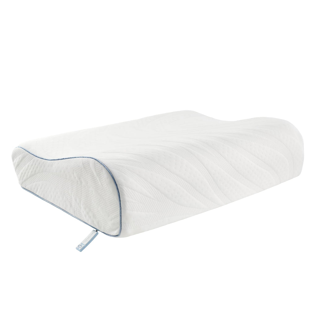 SEALY Dreamlife Standard Size Contour Memory Foam Pillow with Surface Guard Technology, Removable Machine-Washable Cover, 1 Year Limited Warranty