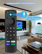 New Voice Remote Replacementf for FireStick 3rd Gen (L5B83G), Fit for TV Stick/ 4K Max, 2nd Gen, Lite, Cube(1st Gen & 3nd Gen)【not include Batteries】