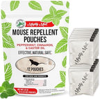 Mighty Mint Mouse Repellent Pouches & Rodent Repellent Spray Bundle