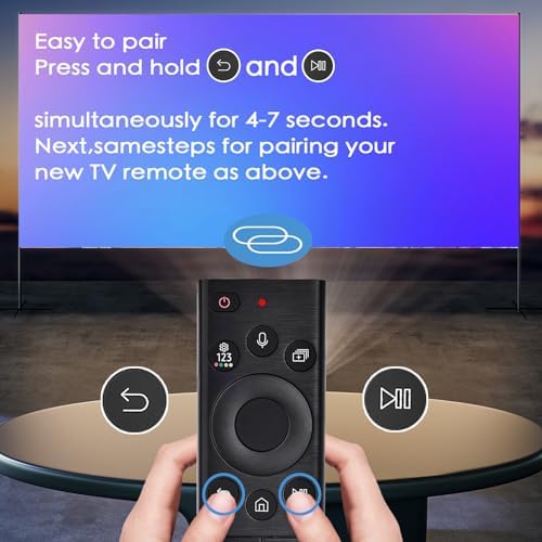 Replacement for Samsung Smart TV Remote,Voice Control Compatible with 2022 BN59-01385B(Solar Version),for Most 2018 to 2022 Smasung Crystal UHD QLED The Frame QLED 4K 8K Smart TVs